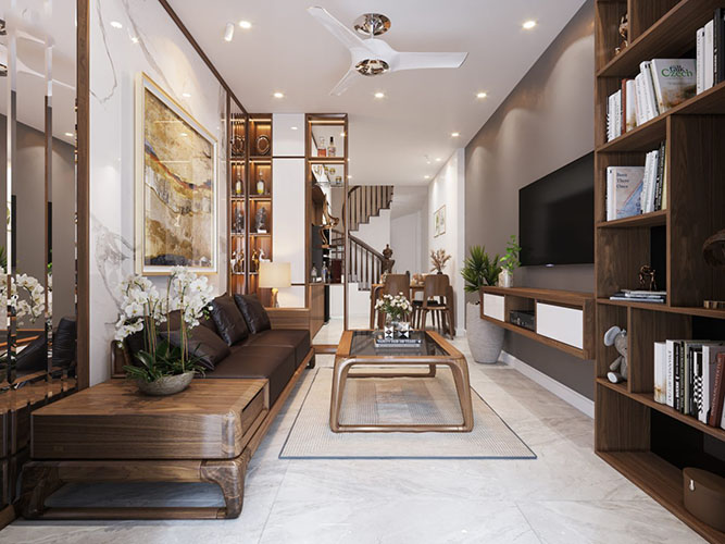 Thiết kế nội thất nhà phố